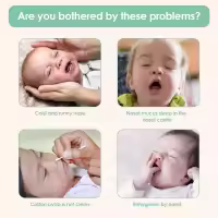 Absorbente Nasal Eléctrico para Bebé, Limpiador Silencioso, Rinitis de Obstrucción Niños - details 4