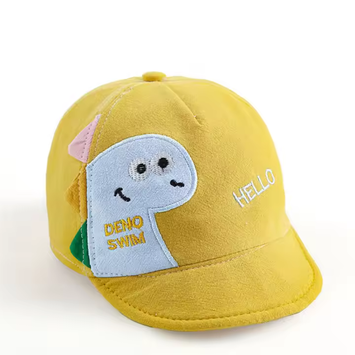 Gorra de béisbol con dibujos de dinosaurios para niños y niñas, gorro de malla ajustable para exteriores, Verano - 1