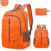 Mochila ultraligera plegable para exteriores de 30L para acampar, viajar, senderismo, hombres y mujeres, impermeable, para pesca, ciclismo, mochila plegable - details 7
