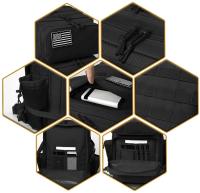 Mochila Táctica de Viaje para Hombres Gran Capacidad 50L Bolsa de Camping al Aire Libre para Escalada y Senderismo Material de Nylon Bolsa de Hombro para Laptop con Correa Ajustable - details 8