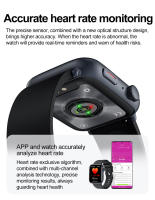 2025 Nuevo reloj inteligente para presión arterial de hombres, frecuencia cardíaca, detección de HRV IP68 Llamada Bluetooth impermeable para la salud de las mujeres (seguimiento menstrual) Reloj inteligente para modo deportivo de mujeres - details 8