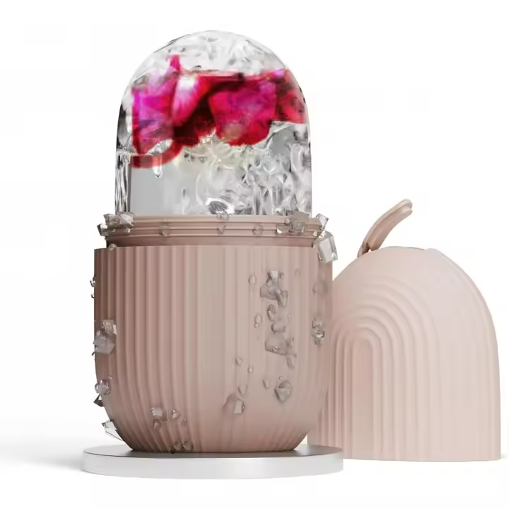 Rodillo de hielo para masajeador Facial, herramientas de cuidado de la piel, café, regalos para hombres y mujeres - 1