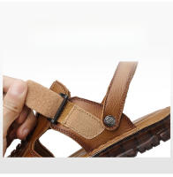 Sandalias para hombre, casuales, transpirables, zapatos de playa, de doble uso, resistentes al desgaste, antideslizantes - details 4