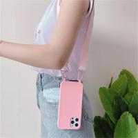 Funda de silicona mate con cordón y correa para collar cruzado para iPhone 16 15 14 Pro Max 11 12 13 XR X XS 6 7 8 Plus SE cubierta a prueba de golpes - details 5