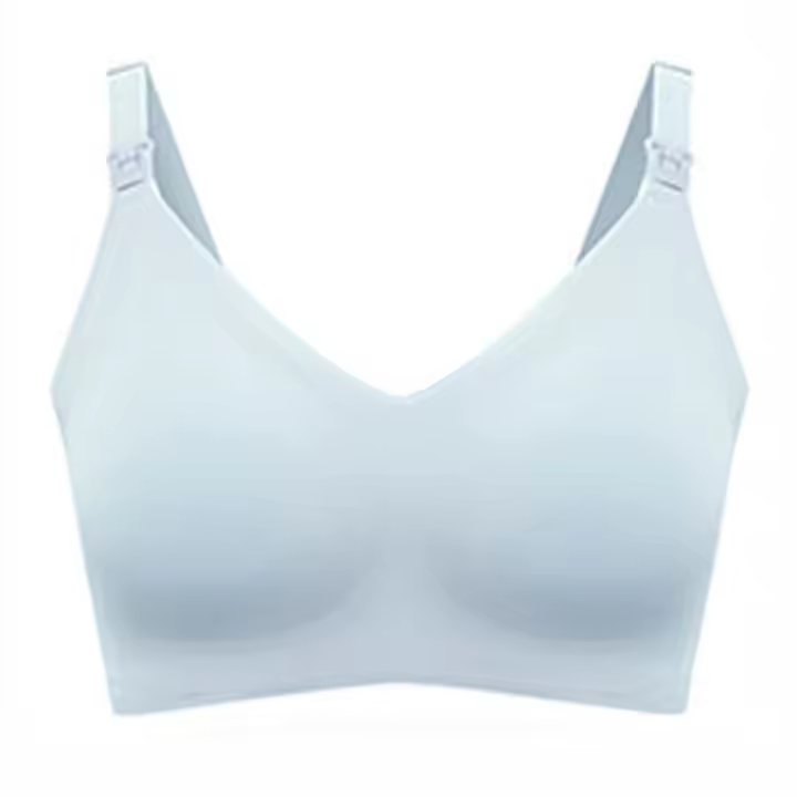 Sujetador de maternidad sin costuras, cómodo, con aros, ropa interior desabotonada con una mano - 1