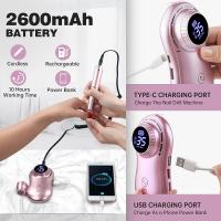 Máquina pulidora de uñas con pantalla LCD, herramienta recargable para manicura, portátil, 35000RPM - details 3