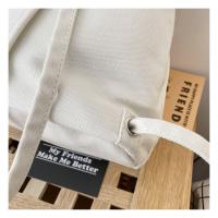 Mochila pequeña simple mochila de mujer bolsa pequeña de lona pequeña y liviana salir viaje de excursión de primavera - details 33