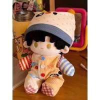 Evelyn-ropa para muñecos de peluche de 20cm, juego de Anime, figuras de Love and Deepspace Zayne Sylus, monos de vestir, sombrero, accesorios de regalo - details 0
