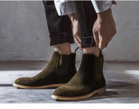 Chelsea botas de cuero genuino otoño e invierno botas de los hombres británicos - details 21