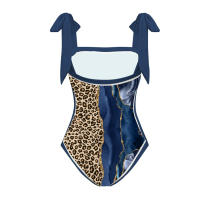 El nuevo traje de baño de una pieza es ajustado y delgado para las mujeres. - details 37