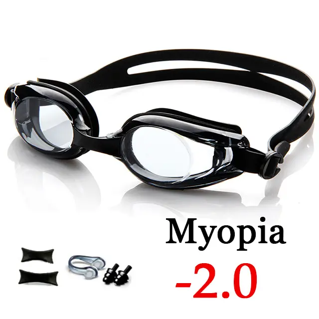Gafas de Natación Profesionales para Miopía Anti- Niebla UV para Hombres y Mujeres Material de Silicona Deportes Acuáticos - 1