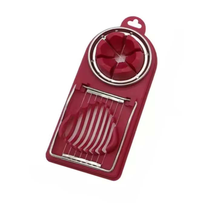 Cortador de huevos de acero inoxidable para cocina, rebanador multifuncional de alta calidad para carne y almuerzo, 2 piezas, nuevo - 1