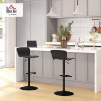 2 Taburetes Altos de Cocina Sillas Altas de Cocina Giratorias con Respaldo y Altura Ajustable Carga 120 kg para Bar Salón - details 3