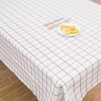 Mantel rectangular de plástico PVC, cubierta impermeable para aceite, mesa de comedor y cocina, resistente a las manchas - details 3