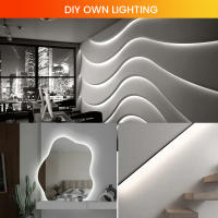 GAHADA Cinta LED de Alta Brillo Luz Cálida Blanca Tinta Flexible 180LEDs/m Iluminación y Decoración - details 6