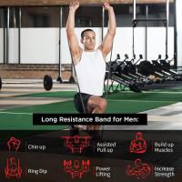 Resistencia para dominadas, Banda de látex, Banda elástica de Entrenamiento, Banda de Fitness roja para Entrenamiento, Unisex, Ideal para el hogar, Gimnasio, Yoga, - details 4