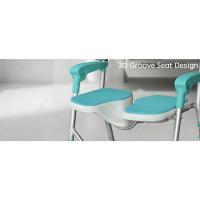 Silla de ducha plegable con altura ajustable