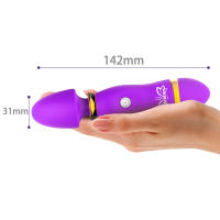 Vibrador vaginal recargable de varias velocidades para mujer, estimulador de clítoris y pezón, Juguetes sexuales, masajeador erótico suave, consolador femenino - details 8