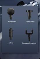 Pistola de Masaje Muscular MUKASI, Masajeadora Cervical y de Espalda, 4 Niveles Ajustables, 4 Cabezas de Masaje, Carga Tipo-C, Pistola de Masaje Profesional para Aliviar Dolor Muscular - details 15