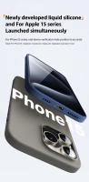 16ProMax nuevas fundas de silicona líquida para Apple iPhone 16 Pro Max Plus 16 colores funda suave parachoques cubierta a prueba de golpes accesorios de teléfono - details 3