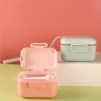 Caja de almacenamiento de alimentos para bebés, contenedor de aperitivos, leche en polvo, cereales esenciales, al aire libre, nuevo - details 6