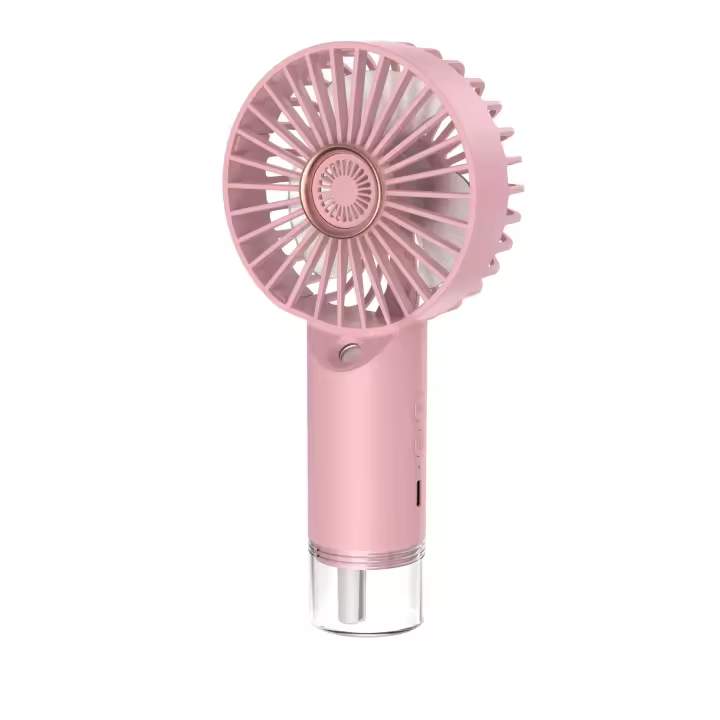Mini ventilador de mano Con Función de Humidificación, Ventilador Portatil USB Silencioso para Escritorio Hogar Oficina Camping - 1