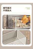 Estante de iluminación de cocina, cestas para colgar en la pared para frutas, verduras, cebollas, jengibre y O, no requiere perforación - details 6