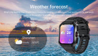 El reloj inteligente AK47 se puede conectar a través de Bluetooth para llamadas y medición del ritmo cardíaco, Material impermeable IP68 - details 20