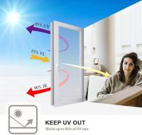 Película de Ventana de Control de Calor Antiguvios Privacidad Diurna Ocio Way Mirror - details 4