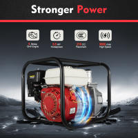 Bomba de Agua de Motor de Gasolina de 6.5HP Renderimiento Estable, Duradero, Práctico para Riegue y Piscina Material de Aluminio, Hierro, Plástico - details 8