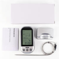 Sonda Digital inalámbrica para carne, termómetro para horno, parrilla, ahumador, barbacoa, alimentos, temporizador, alarma, herramientas de cocina - details 10