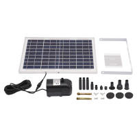 Bomba de agua alimentada por Panel Solar de 1000L/H, piscina de jardín, estanque, fuente de acuario para baño de aves, pecera, estanque pequeño, circulación de agua para oxígeno - details 3