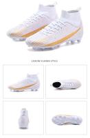 Botas de fútbol de alta calidad para hombre, tacos de fútbol TF/FG Unisex, zapatos de entrenamiento resistentes al desgaste, zapatillas antideslizantes para niños jóvenes al aire libre - details 28