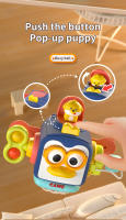 Activity Busy Cube Children Montessori Early Educational Sensory Busy Board Toy Hand-Eye Coordination Fine Motor Training Aids - details 3