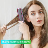 Cepillo Rectificador de Cabello de Iones Negativos Auto Off para Uso Doméstico y Barbería - details 0