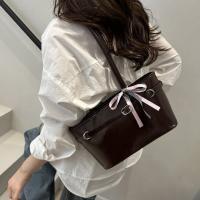 Bolso de hombro portátil de cuero PU con lazo, bolso de hombro Y2K para ir al trabajo, bolso francés para las axilas, bolso de ocio de estilo coreano para mujer - details 20