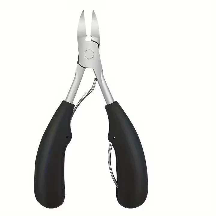 Cortauñas cóncavo de acero inoxidable de grado profesional para uñas gruesas y uñas encarnadas, hoja curva afilada para fácil ajuste - 1