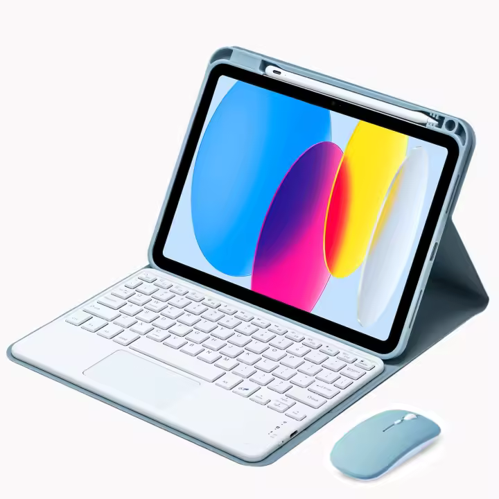 Teclado táctil para iPad Air de 5ª generación, funda con Portalápices para iPad Air de 4. ª generación, 2020, 10,9 pulgadas - 1