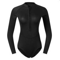 Mujer Diver 2mm neopreno equipo de buceo rosa Bikini de manga larga traje de baño coreano surf traje de baño Snorkeg - details 10