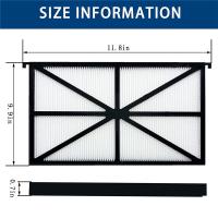 Cartuchos de filtro de limpiador de piscina robótica, repuesto para Hayward TigerShark, SharkVac, Aqua Vac, RCX70101PAK2, paquete de 2 - details 1