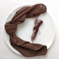 Juego de 4 servilletas de tela para coser bordes, tela suave de algodón de gasa verde salvia para decoración de mesa, bodas, cenas de Navidad, fiestas y vacaciones - details 6