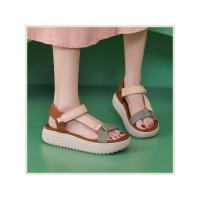 Nuevo 2025 sandalias jóvenes, deportes casuales, plataforma cómoda, Velcro, zapatos de mujer de gran tamaño - details 2