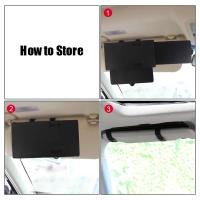Parasol para coche, piezas de protección UV, bloque antideslumbrante, luz solar, parasol para ventana de coche - details 9