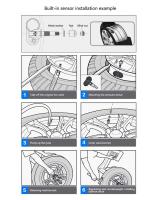 Sensor de E-ACE para coche TPMS, sistema inteligente de monitoreo de presión de neumáticos de 8bar para vehículos con 4 sensores, reloj electrónico, pantalla LCD - details 19