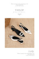 Zapatos de tacón de aguja con diamantes de imitación de metal francés de nuevo estilo para mujer - details 19