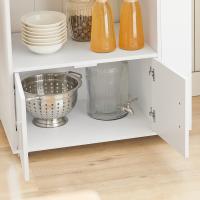 Mueble de Cocina Blanco con 3 Escritorios Laterales 2 Puertas, 1 Cajón y 1 Porta Paños - details 3