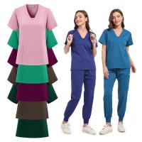 Uniforme médico para quirófano, conjunto de gomas de trabajo para hospital, suministros de enfermería, traje de cirugía dental para enfermera, ropa de trabajo. - details 2