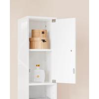 Mueble de Baño de Alto Estante Estanterías con 2 Puertas y Cajón Blanco Tamaño 20x20x180cm - details 69