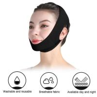Correa de estiramiento facial para mujer, cinta estable, reductor de papada transpirable, venta de escultura facial de belleza - details 21