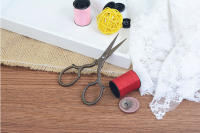Tijeras de costura Vintage europeas, accesorios para manualidades, 1 piezas - details 3